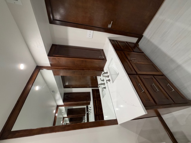 Completed kitchen remodel by TMB Construction Lubbock