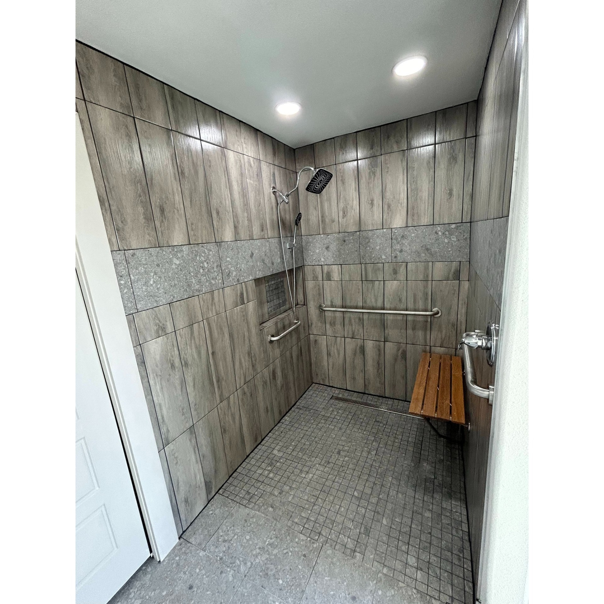 Master bathroom tile work, Lubbock TX